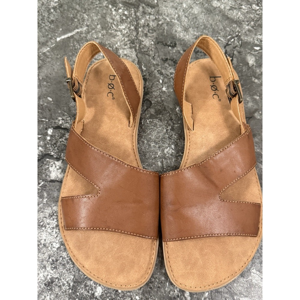 BOC Milania Women's Slingback Comfort Sandals  Brown Size 9